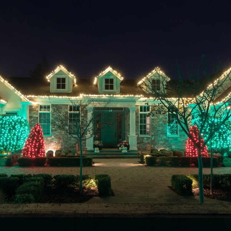 Christmas Decorations in Caledonia, IL